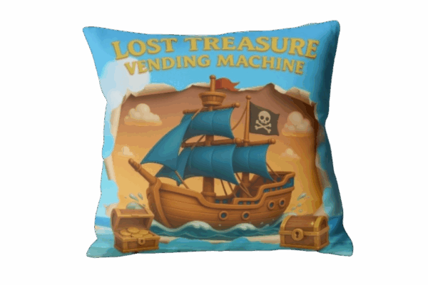 Lost Treasure treasure vending machinetz Pillow